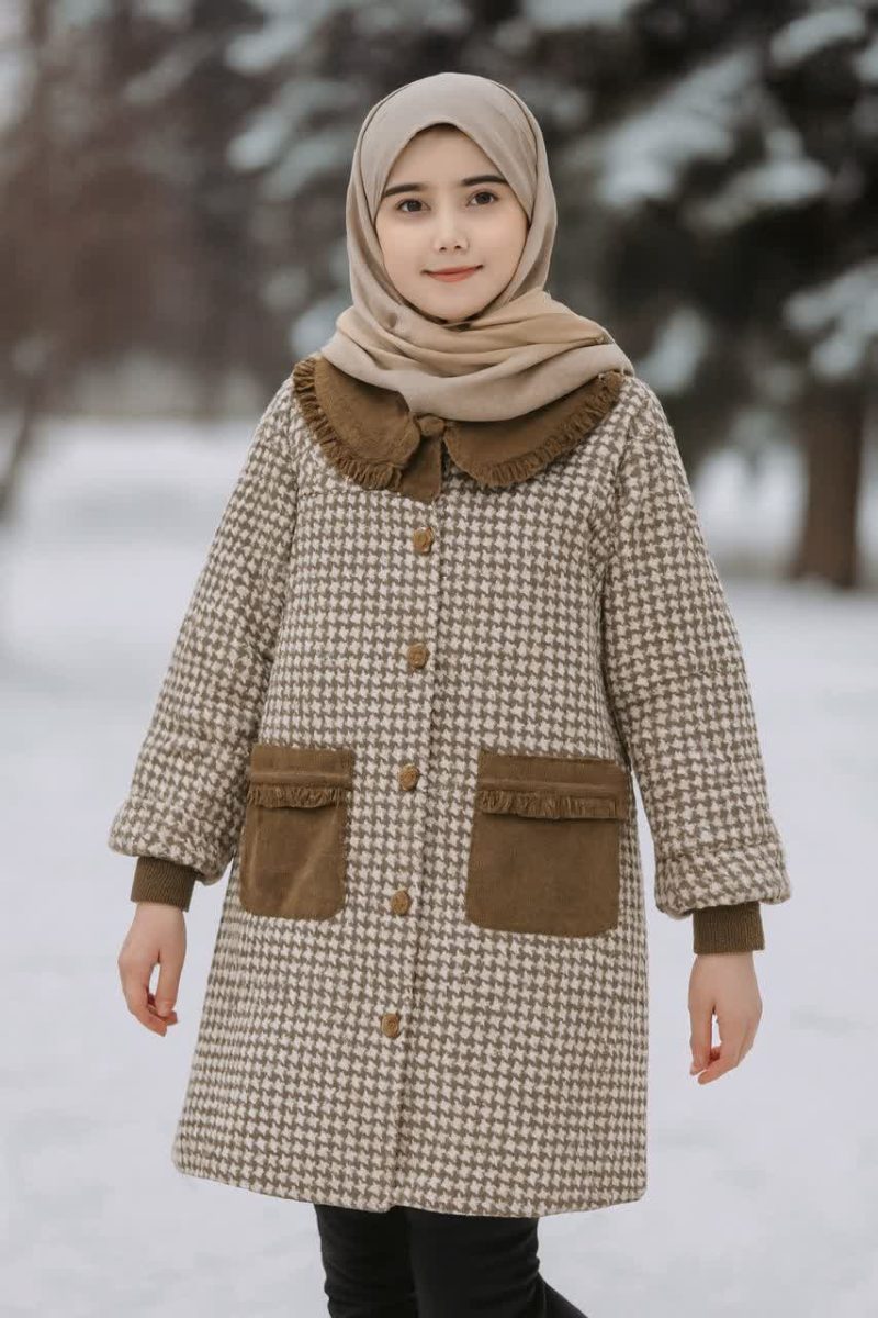 پالتو دخترانه طرح شبنم (10تا18) - Image 2