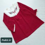پیراهن سینه گلدار دخترانه طرح محنا(2تا11سال) - Image 12