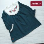 پیراهن سینه گلدار دخترانه طرح محنا(2تا11سال) - Image 11