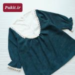 پیراهن سینه گلدار دخترانه طرح محنا(2تا11سال) - Image 7