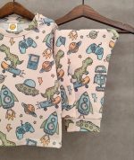 بلوز شلوار راحتی سه طرح متین(1تا10سال) - Image 3