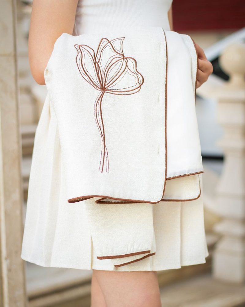 کت دامن و تاپ دخترانه طرح ژاله(6تا11سال) - Image 4