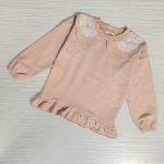 بلوز تک دخترانه یقه تور طرح نرگس (2تا8سال) - Image 9
