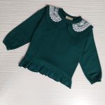 بلوز تک دخترانه یقه تور طرح نرگس (2تا8سال) - Image 8