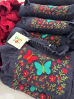 پیراهن دخترانه گلدوزی طرح مرجان(3 تا 9سال)