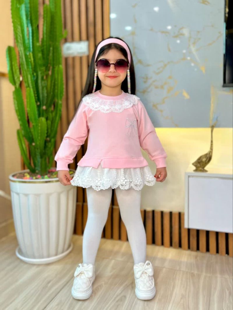 تونیک دخترانه طرح پاپیون(3تا10سال) - Image 4