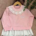 تونیک دخترانه طرح پاپیون(3تا10سال)