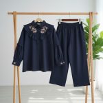 تونیک شلوار گلدوزی شده دخترانه طرح مائده(8تا12سال) - Image 6