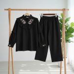 تونیک شلوار گلدوزی شده دخترانه طرح مائده(8تا12سال) - Image 5