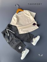 تیشرت شلوارک کتان پسرانه طرح یاسین (3تا11سال) - Image 3