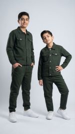 کت شلوار پسرانه کتان طرح نیما(5تا13سال) - Image 4