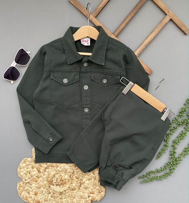 کت شلوار پسرانه کتان طرح نیما(5تا13سال) - Image 2