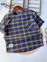 شومیز تک پسرانه یقه کوبایی طرح چهارخونه(3تا13سال) - Image 5