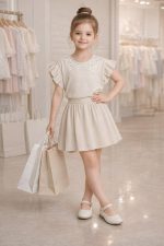 تیشرت یقه گیپور دخترانه طرح مهرانا(2 تا 10 سال) - Image 11