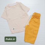 تیشرت شلوارک کتان پسرانه طرح یاسین (3تا11سال) - Image 3