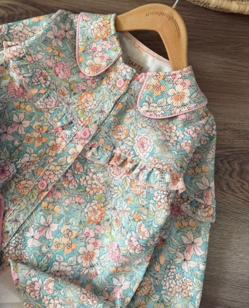 شومیز دخترانه طرح غنچه (5تا12سال) - Image 2