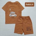تیشرت شلوارک پسرانه طرح کاج(2تا9سال) - Image 8