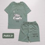 تیشرت شلوارک پسرانه طرح کاج(2تا9سال) - Image 6
