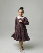 پیراهن دخترانه طرح گلنار (2 تا 11سال) - Image 2
