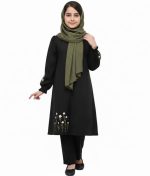 مانتو دخترانه طرح یاس ( 8 تا 15 سال ) - Image 5