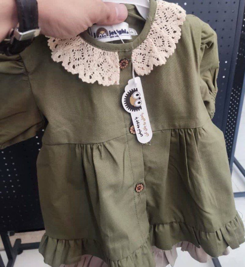 شومیز شلوارک دخترانه طرح مرجان (1/5 تا 9سال ) - Image 3