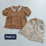شومیز شلوارک دخترانه طرح مرجان (1/5 تا 9سال ) - Image 6