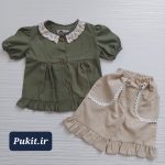 شومیز شلوارک دخترانه طرح مرجان (1/5 تا 9سال ) - Image 5