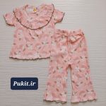 تیشرت شلوار راحتی دخترانه 4 طرح جامک (1تا11سال) - Image 2