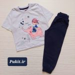 تیشرت شلوار دخترانه طرح فیلی (2تا8سال) - Image 6