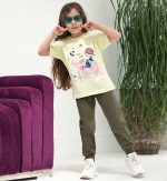 تیشرت شلوار دخترانه طرح فیلی (2تا8سال) - Image 10