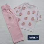 تیشرت شلوار طرح توت فرنگی(۳ تا ۷ سال)