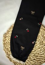 مانتو دخترانه مشکی طرح آرام (10تا18سال) - Image 4