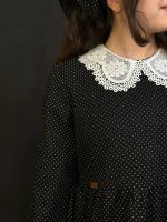 پیراهن دخترانه آستین بلند طرح سیما (7 تا 13سال) - Image 5