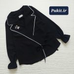 کت تک دخترانه مشکی طرح هستی (7تا 12 سال) - Image 10