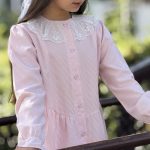 شومیز آستین بلند دخترانه طرح کارینا (8 تا 14 سال)