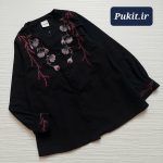 شومیز دخترانه مشکی طرح مروارید (10تا14 سال) - Image 8