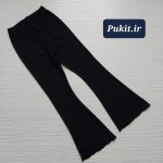 لگ مشکی کبریتی بوت کات دخترانه طرح یگانه (8 تا 18سال)