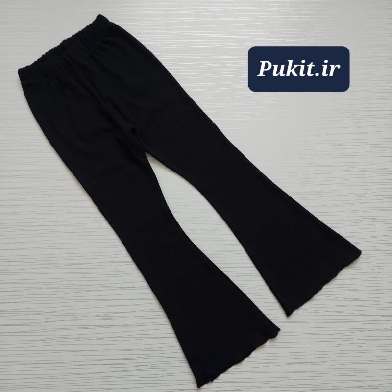 لگ مشکی کبریتی بوت کات دخترانه طرح یگانه (8 تا 18سال) - Image 6