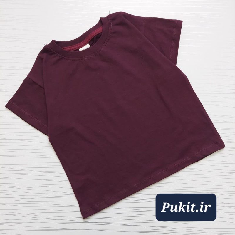 تیشرت تک رنگی طرح متین (2تا18) - Image 4