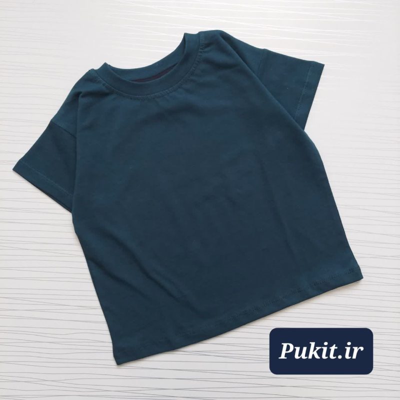 تیشرت تک رنگی طرح متین (2تا18) - Image 3