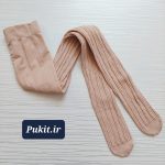 جوراب شلواری گندمی نوجوان طرح فرناز(10تا14سال ) - Image 2