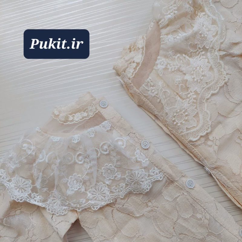 شومیز دخترانه دانتل طرح شیوا(3 تا 14 سال) - Image 6