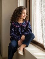 شومیز آستین بلند دخترانه طرح آواز (3 تا 14 سال) - Image 5