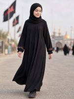 عبا مشکی دخترانه طرح حنانه(12 تا 18سال) - Image 5