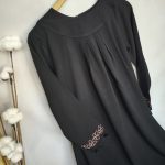 عبا مشکی دخترانه طرح حنانه(12 تا 18سال)