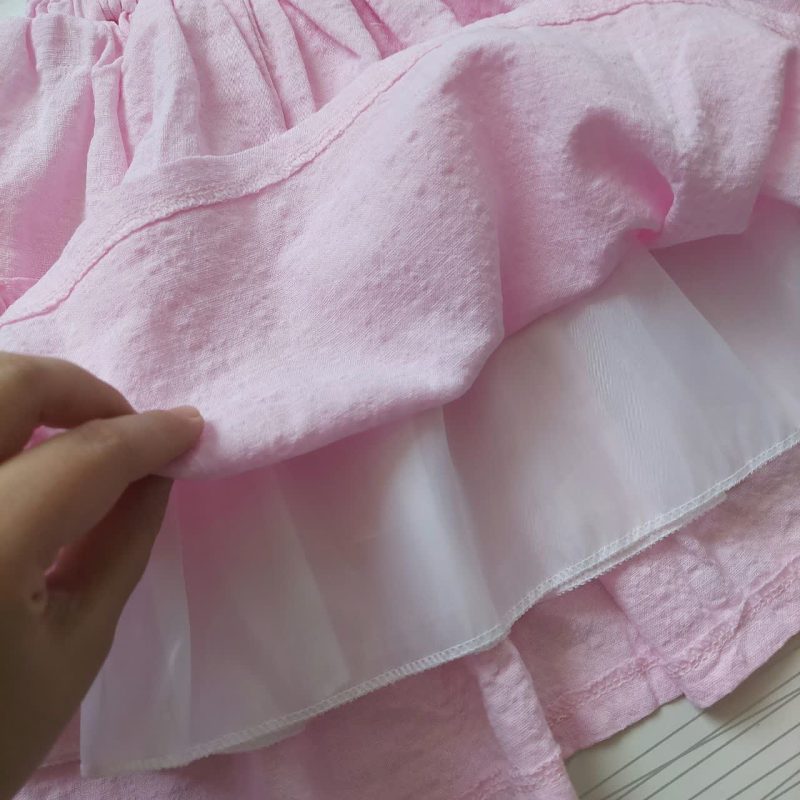 تیشرت دامن دخترانه طرح صدف دریا (2تا10سال) - Image 7
