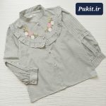 شومیز آستین بلند دخترانه طرح شمیم (10تا16سال) - Image 9