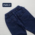 شلوار جین کمرکش اسپرت طرح تک( 6تا18سال) - Image 2