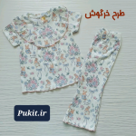 تیشرت شلوار راحتی دخترانه جامک(۱ تا 11 سال)