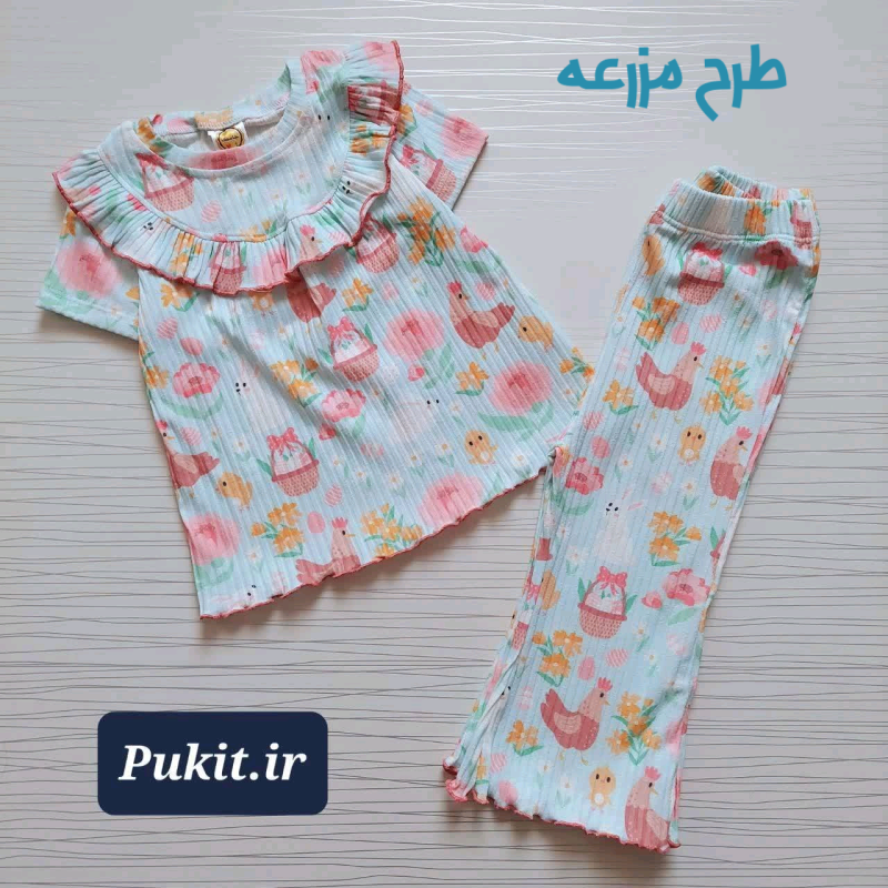 تیشرت شلوار راحتی دخترانه جامک(۱ تا 11 سال) - Image 9
